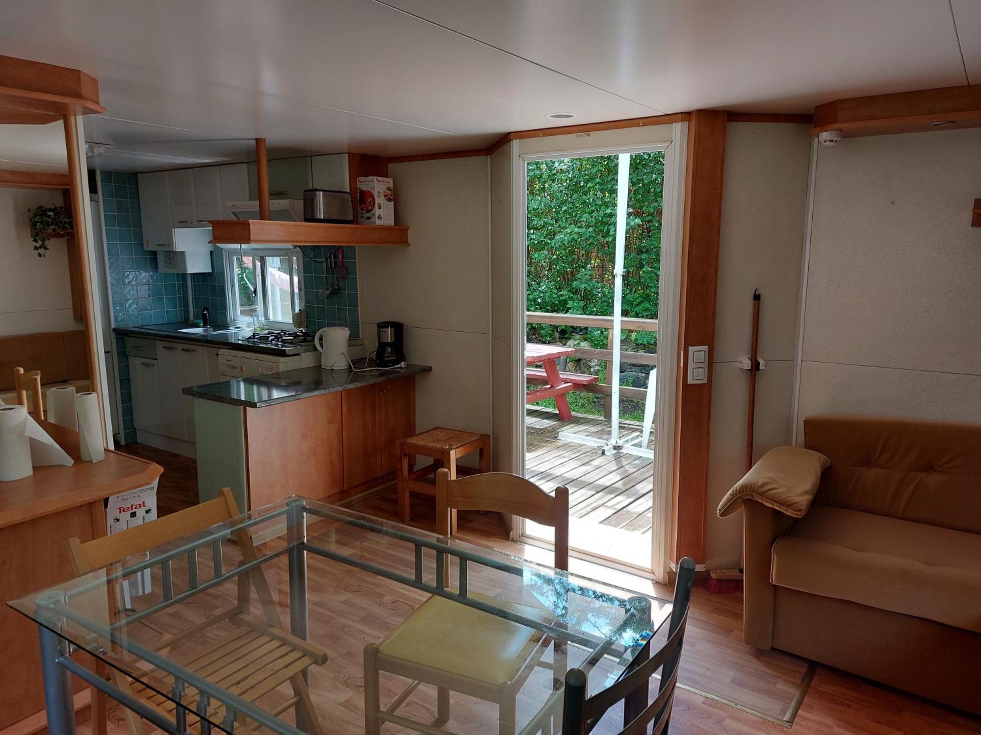 Camping L'Enclave Mobil-Home Estavar Exteriör bild