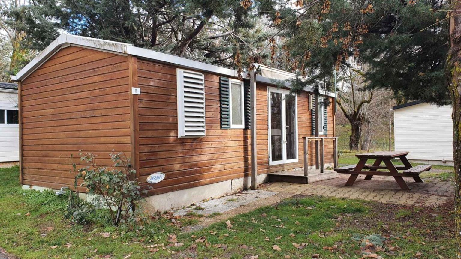 Camping L'Enclave Mobil-Home Estavar Exteriör bild