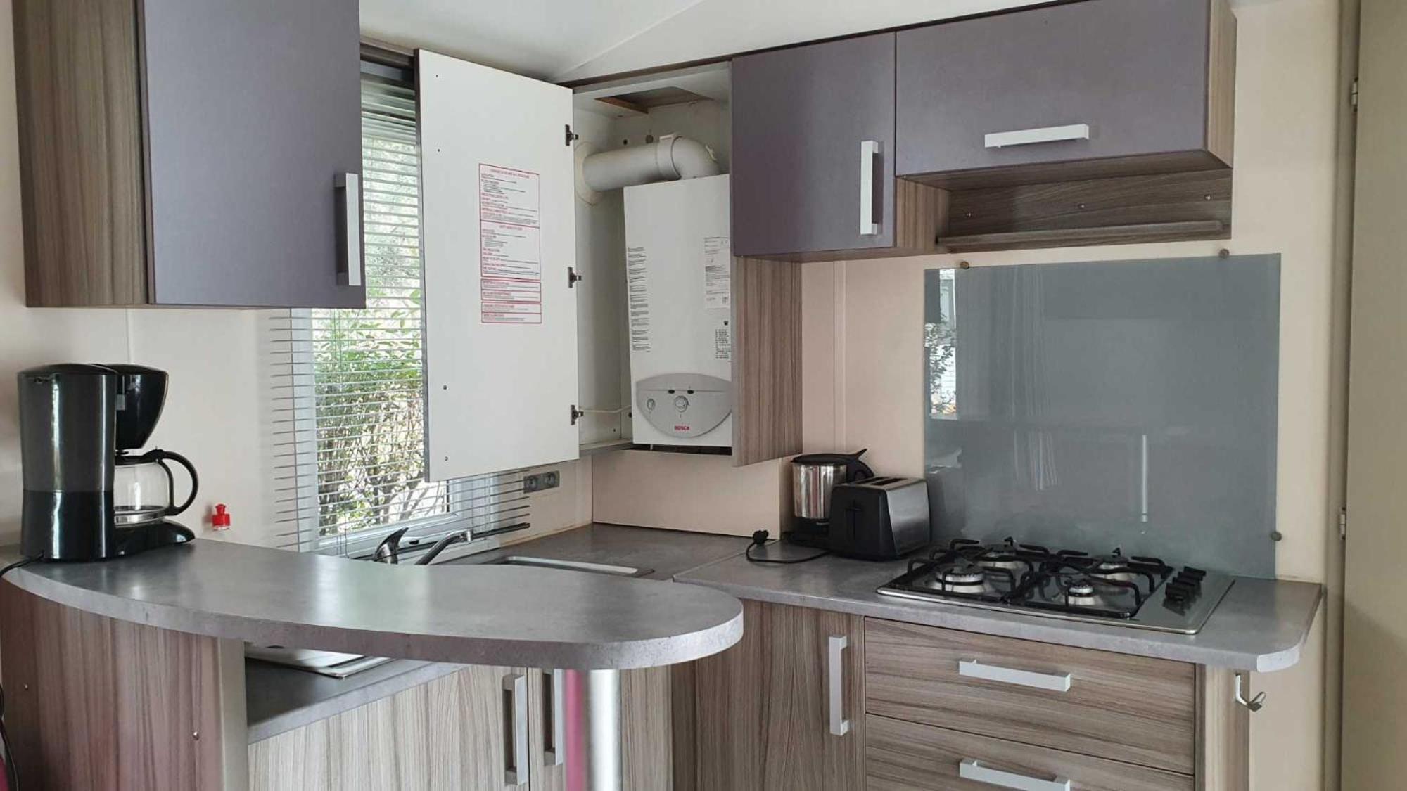 Camping L'Enclave Mobil-Home Estavar Exteriör bild