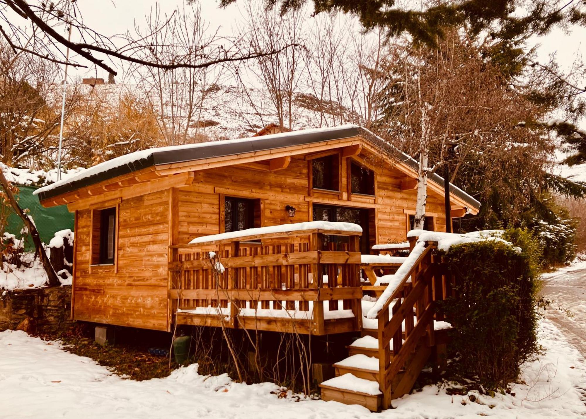 Camping L'Enclave Mobil-Home Estavar Exteriör bild